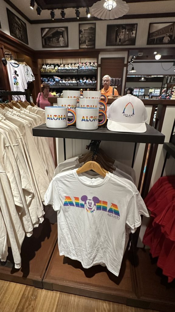 アウラニ・ディズニー カレパ・ストア レインボーカラーロゴグッズ