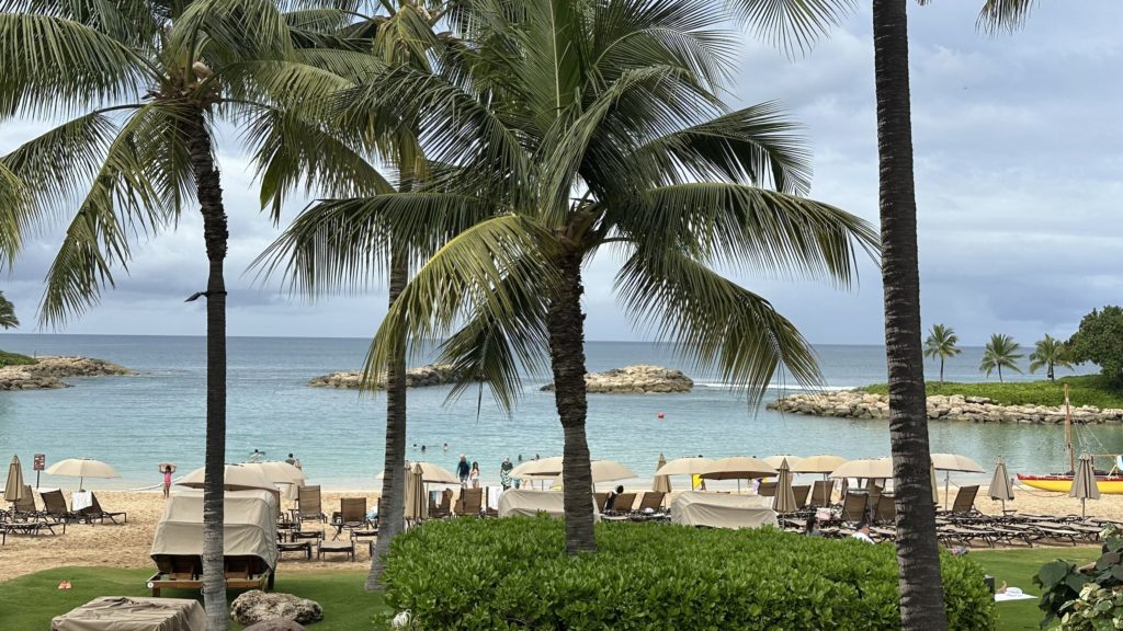 アウラニディズニーリゾートのプライベートビーチ