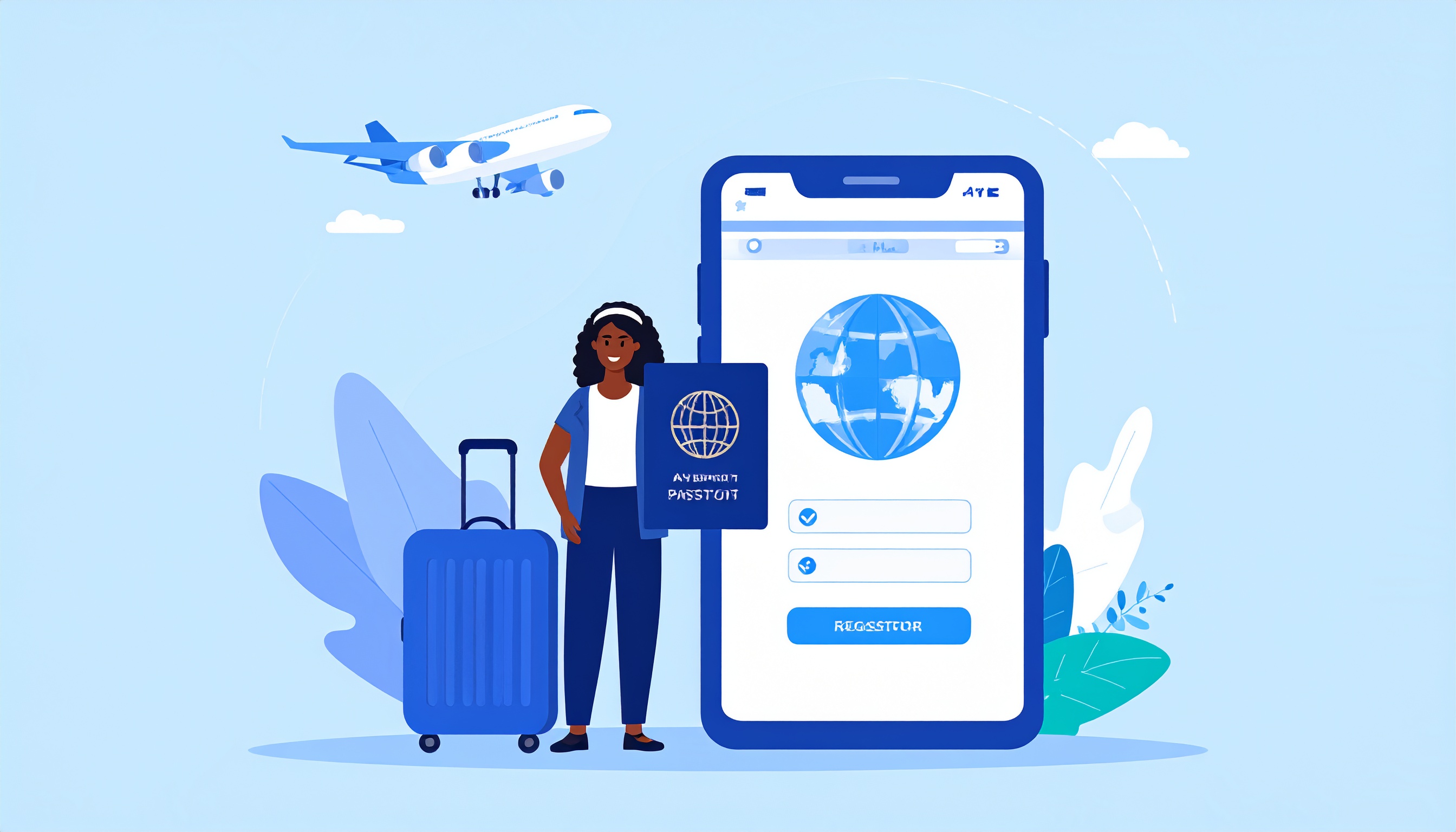 Alipayにパスポートを登録する手順のイメージ画像