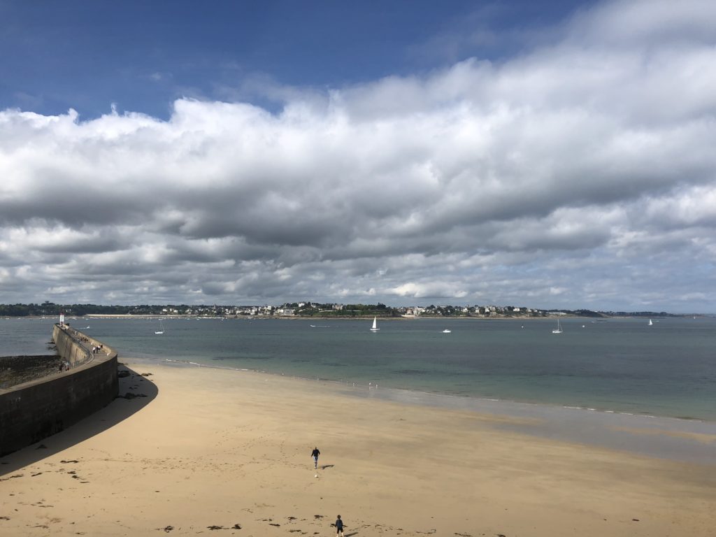 サンマロのビーチ