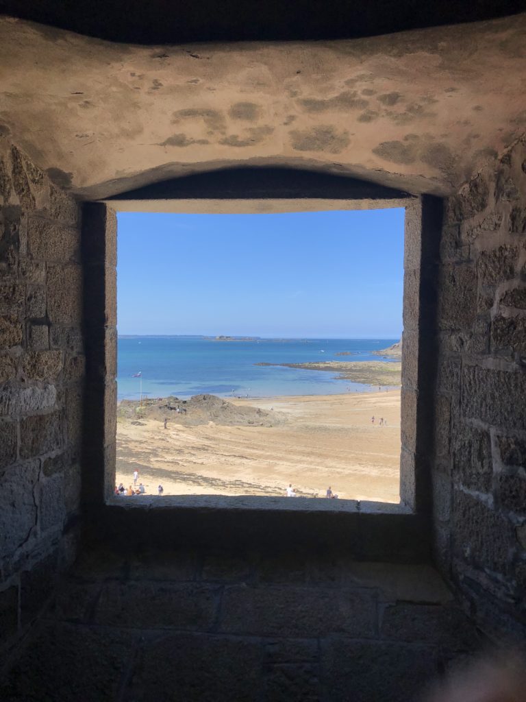 サンマロの城壁からの眺め