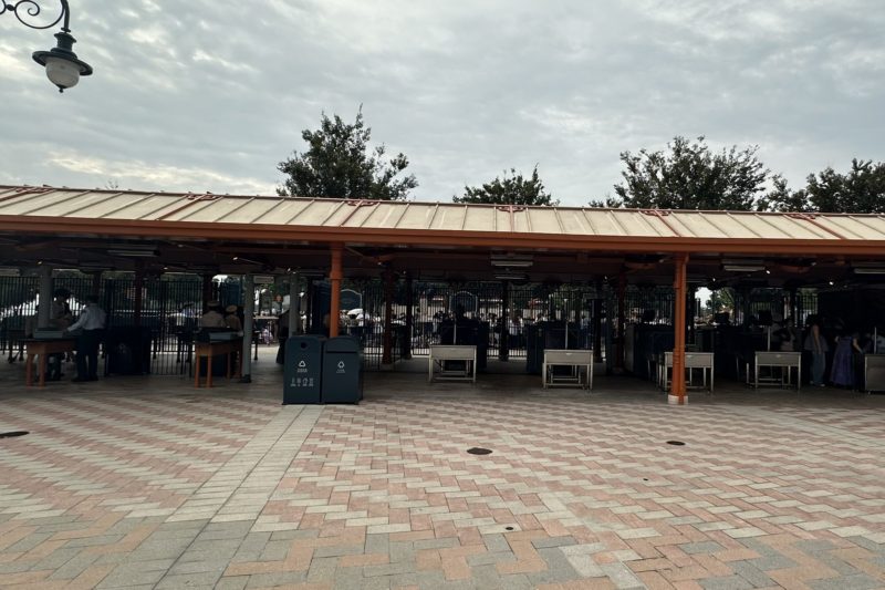 上海ディズニーでアーリーエントリーの時のセキュリティチェック