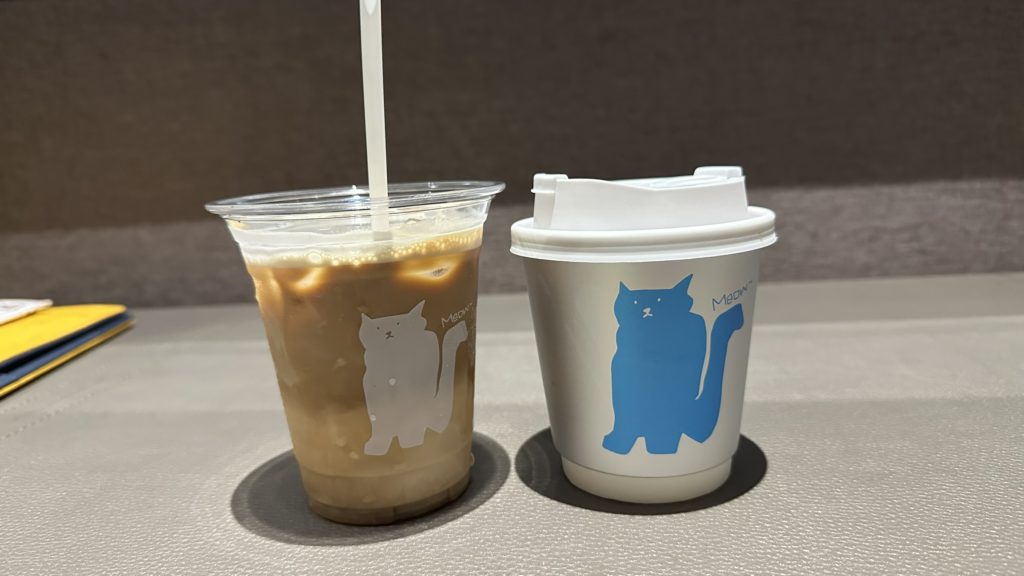 Grand Metropark Shanghai Pudongのアートカフェのコーヒー