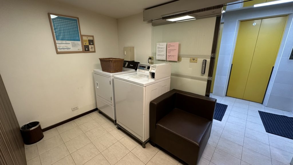 ビーハウス台北駅館7階のランドリースペース